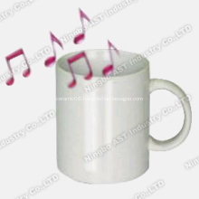 Recordable Mug, Promotional Mug, Ceramic Mug, Music Mug